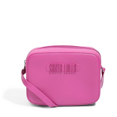 Bolsa Média Borracha Rosa