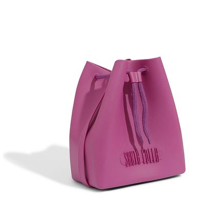 Bolsa Bucket Borracha Rosa