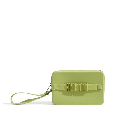 Clutch Emborrachada Verde Avocado