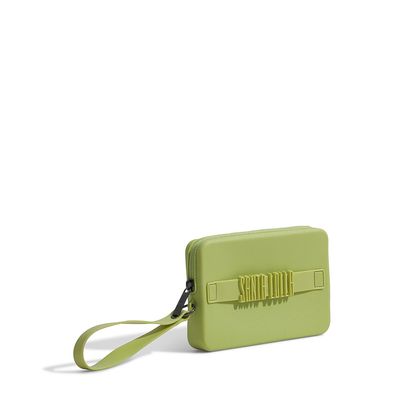 Clutch Emborrachada Verde Avocado
