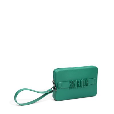 Clutch Emborrachada Verde