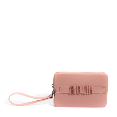 Clutch Emborrachada Rosa Claro