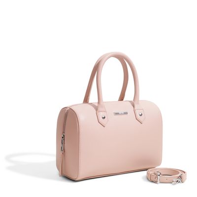 Bolsa Baú Média Rosa Claro
