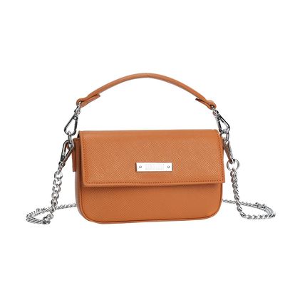 Bolsa Risco Pequena Corrente Laranja