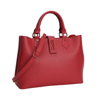 Bolsa Shopper Botão Vermelha