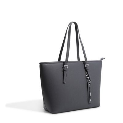 Bolsa Shopper Caviar Cinza