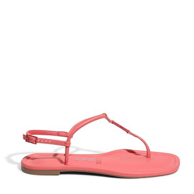 Rasteira Thong Tag Rosa