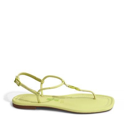 Rasteira Thong Tag Verde