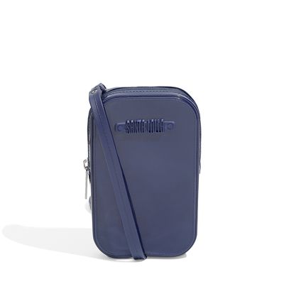 Bolsa Phone Bag Borracha Azul Marinho