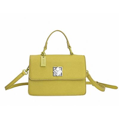 Bolsa Risco Cubo Giratório Verde Avocado