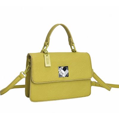 Bolsa Risco Cubo Giratório Verde Avocado