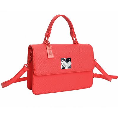 Bolsa Risco Cubo Giratório Laranja