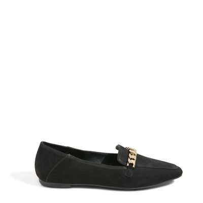 Mocassim Nobuck Corrente Preto