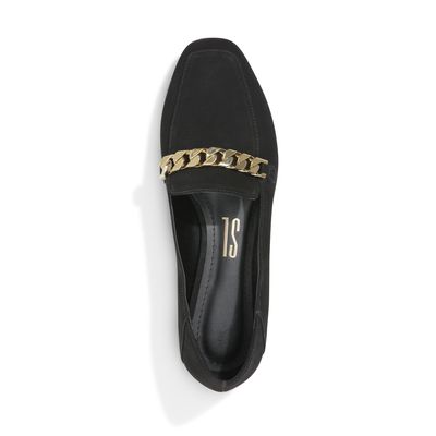 Mocassim Nobuck Corrente Preto