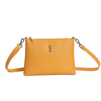 Bolsa Pequena Caviar Amarelo