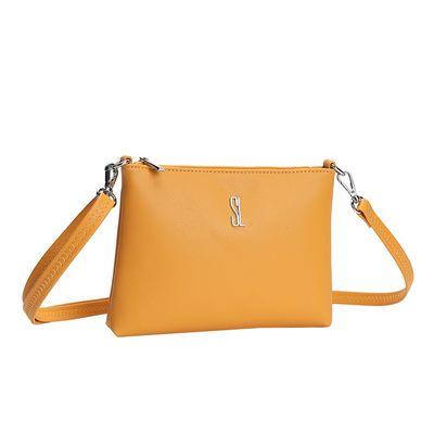 Bolsa Pequena Caviar Amarelo