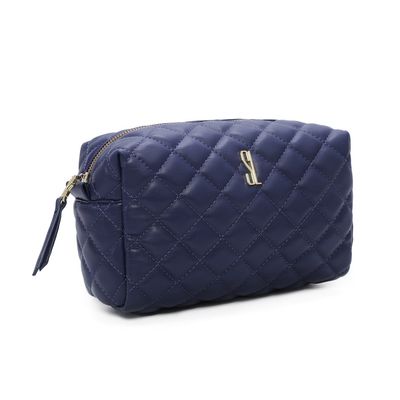 Necessaire Matelassê Azul Marinho