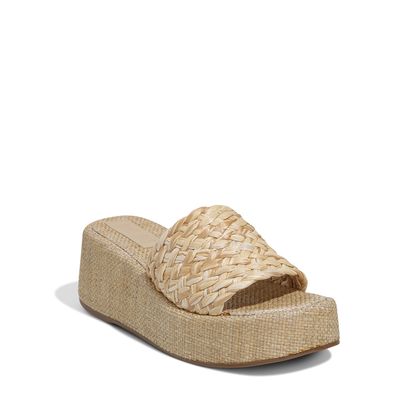 Espadrille Trançada Plataforma Bege