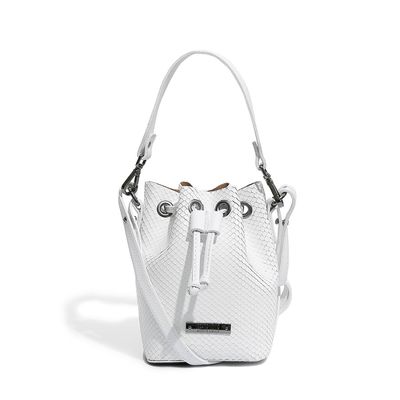 Bolsa Bucket Cobra Navalhada Branca