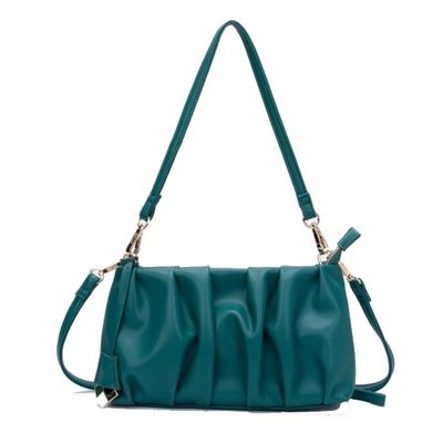 Bolsa Baguete Franzida Verde