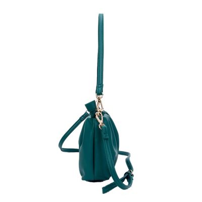 Bolsa Baguete Franzida Verde