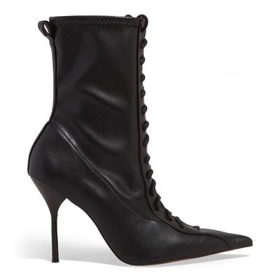 Bota Napa Cano Médio Cadarço Preto