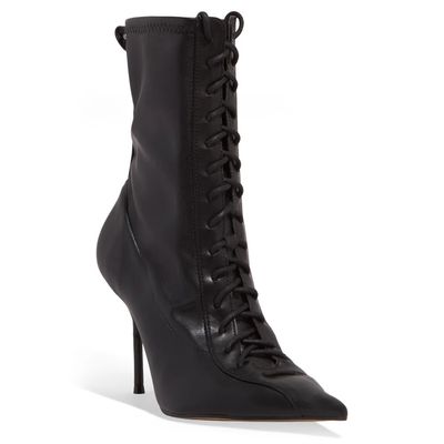 Bota Napa Cano Médio Cadarço Preto