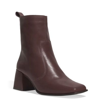 Bota Couro Cano Médio Marrom Salto Grosso