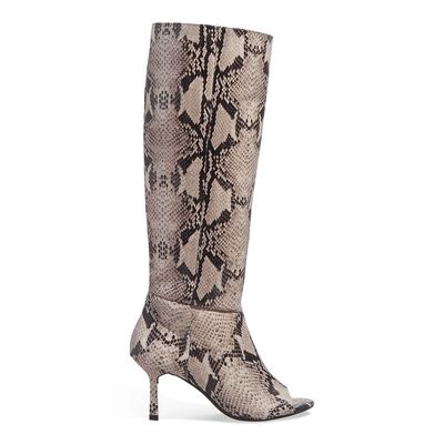 Bota Open Boot Couro Cano Alto Cobra