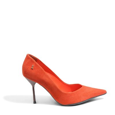 Scarpin Camurça Cabra Flame