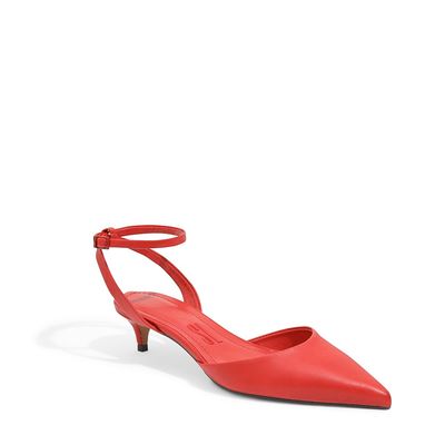 Scarpin Napa Confort Vermelho Chilli