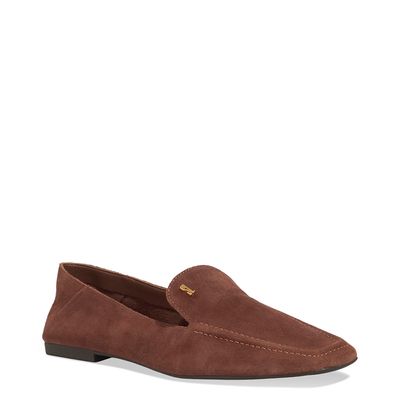 Mocassim Couro Camurça Marrom Terracota