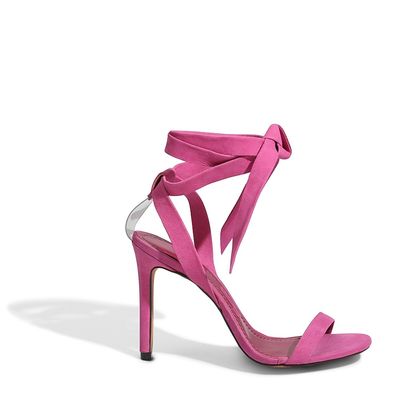 Sandália Nobuck Magenta