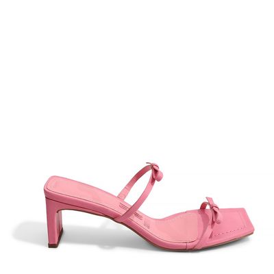 Mule Napa Confort Rosa Camélia