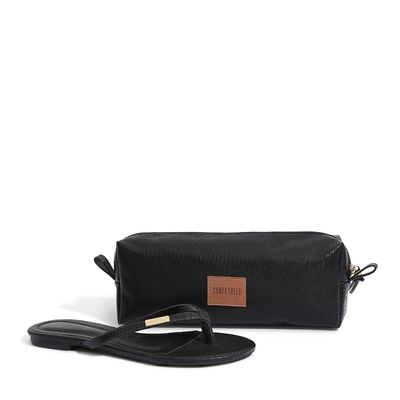 Rasteira Lizard Preto