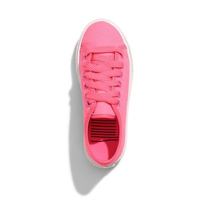 Tênis Infantil Pink Neon Lona Deserto