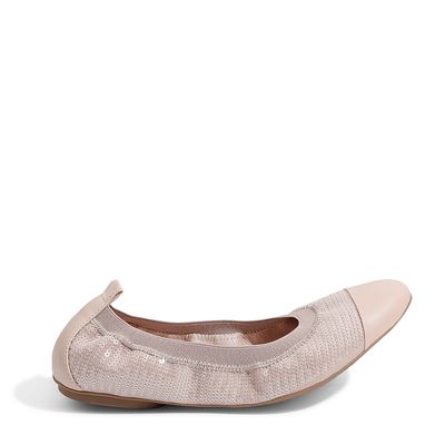 Sapatilha Couro Pelica Premium Rosa Quartzo