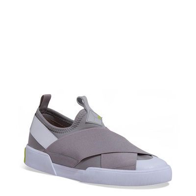 Tênis Slip On Neoprene Elásticos Prata
