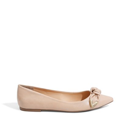 Sapatilha Couro Nobre Soft Nude Rosado
