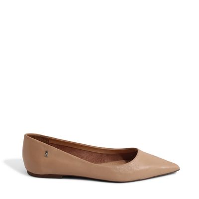 Sapatilha Couro Nobre Soft Nude Rosado