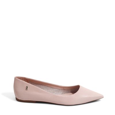 Sapatilha Couro Nobre Soft Rosa Quartzo
