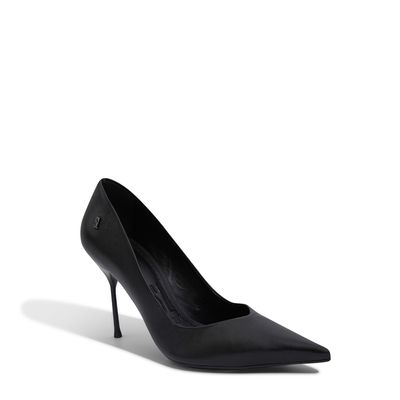 Scarpin Couro Confort Preto