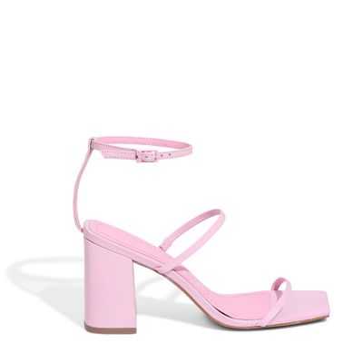 Sandália Couro Pelica Soft Rosa Chiclete