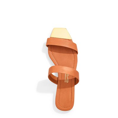 Rasteira Napa Confort Tan