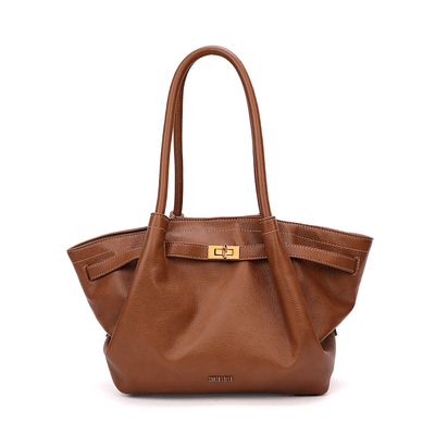 Bolsa Grande Floater Marrom Safari Alça De Ombro