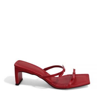 Mule Napa Confort Vermelho Chilli