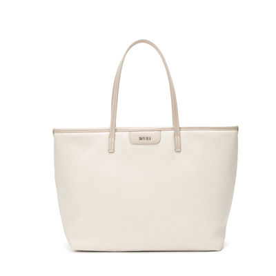 Bolsa Shopper Canvas Cinza Granito Alça De Ombro