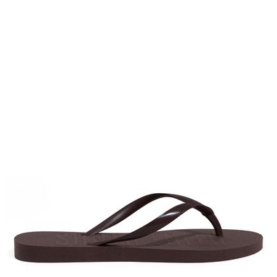 Chinelo Flip Flop Borracha Marrom
