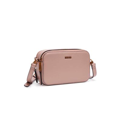Bolsa Pequena Soft Rose Alça Transversal