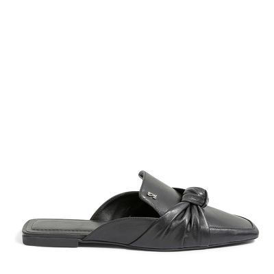 Mule Couro Nobre Soft Preto